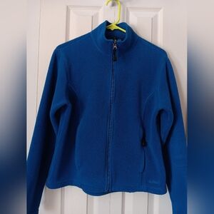 L.L. Bean Women's Fleece Full Zip Jacket - Blue - Size Small - Reg